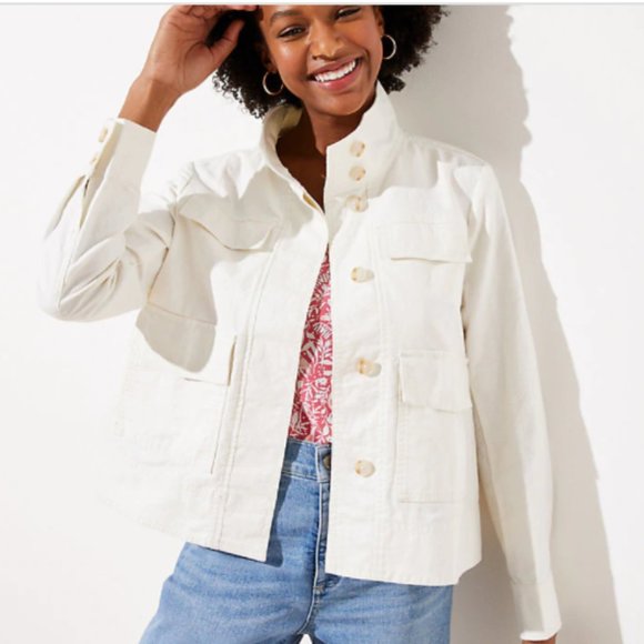 Nwt Loft Chore Coat Utility Jacket 